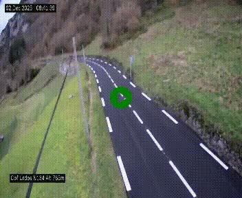 <h2>Webcam dans les Pyrénées Atlantique au niveau du col d'Urdos et du fort du Pourtalet sur la N134, en direction du Col et du tunnel du Somport, à 765 mètres d'altitude</h2>