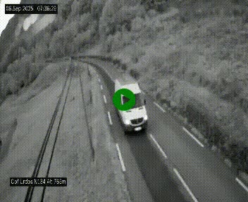<h2>Webcam dans les Pyrénées Atlantique au niveau du col d'Urdos et du fort du Pourtalet sur la N134, en direction du Col et du tunnel du Somport, à 765 mètres d'altitude</h2>