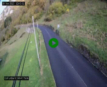 <h2>Webcam dans les Pyrénées Atlantique au niveau du col d'Urdos et du fort du Pourtalet sur la N134, en direction du Col et du tunnel du Somport, à 765 mètres d'altitude</h2>