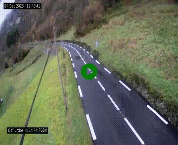 <h2>Webcam dans les Pyrénées Atlantique au niveau du col d'Urdos et du fort du Pourtalet sur la N134, en direction du Col et du tunnel du Somport, à 765 mètres d'altitude</h2>