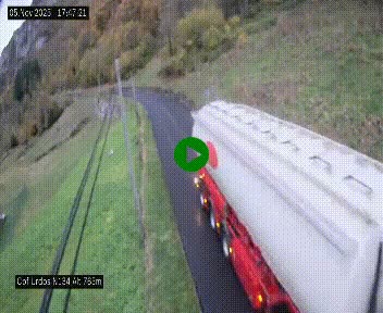 <h2>Webcam dans les Pyrénées Atlantique au niveau du col d'Urdos et du fort du Pourtalet sur la N134, en direction du Col et du tunnel du Somport, à 765 mètres d'altitude</h2>