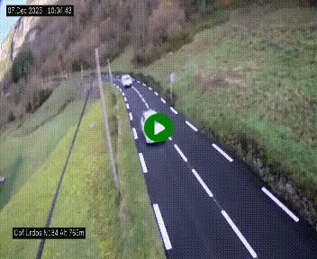 <h2>Webcam dans les Pyrénées Atlantique au niveau du col d'Urdos et du fort du Pourtalet sur la N134, en direction du Col et du tunnel du Somport, à 765 mètres d'altitude</h2>