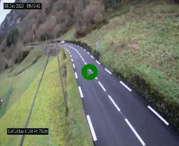 <h2>Webcam dans les Pyrénées Atlantique au niveau du col d'Urdos et du fort du Pourtalet sur la N134, en direction du Col et du tunnel du Somport, à 765 mètres d'altitude</h2>