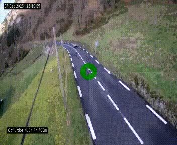 <h2>Webcam dans les Pyrénées Atlantique au niveau du col d'Urdos et du fort du Pourtalet sur la N134, en direction du Col et du tunnel du Somport, à 765 mètres d'altitude</h2>