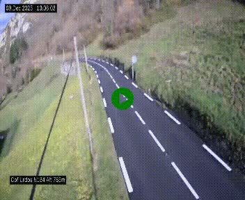<h2>Webcam dans les Pyrénées Atlantique au niveau du col d'Urdos et du fort du Pourtalet sur la N134, en direction du Col et du tunnel du Somport, à 765 mètres d'altitude</h2>