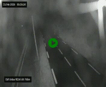 <h2>Webcam dans les Pyrénées Atlantique au niveau du col d'Urdos et du fort du Pourtalet sur la N134, en direction du Col et du tunnel du Somport, à 765 mètres d'altitude</h2>