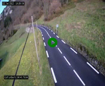 <h2>Webcam dans les Pyrénées Atlantique au niveau du col d'Urdos et du fort du Pourtalet sur la N134, en direction du Col et du tunnel du Somport, à 765 mètres d'altitude</h2>