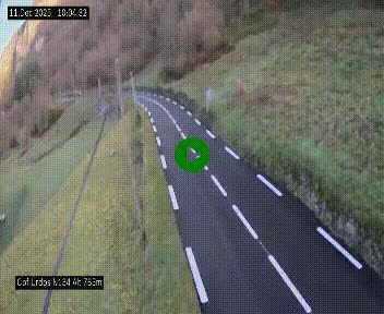 <h2>Webcam dans les Pyrénées Atlantique au niveau du col d'Urdos et du fort du Pourtalet sur la N134, en direction du Col et du tunnel du Somport, à 765 mètres d'altitude</h2>