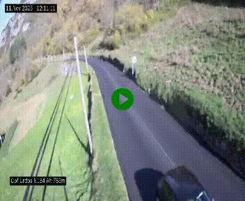 <h2>Webcam dans les Pyrénées Atlantique au niveau du col d'Urdos et du fort du Pourtalet sur la N134, en direction du Col et du tunnel du Somport, à 765 mètres d'altitude</h2>