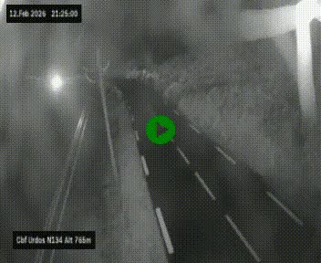 <h2>Webcam dans les Pyrénées Atlantique au niveau du col d'Urdos et du fort du Pourtalet sur la N134, en direction du Col et du tunnel du Somport, à 765 mètres d'altitude</h2>