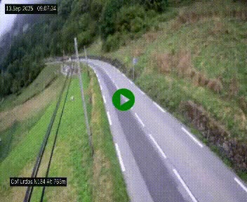 <h2>Webcam dans les Pyrénées Atlantique au niveau du col d'Urdos et du fort du Pourtalet sur la N134, en direction du Col et du tunnel du Somport, à 765 mètres d'altitude</h2>