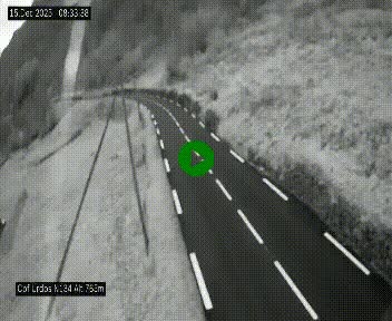 <h2>Webcam dans les Pyrénées Atlantique au niveau du col d'Urdos et du fort du Pourtalet sur la N134, en direction du Col et du tunnel du Somport, à 765 mètres d'altitude</h2>