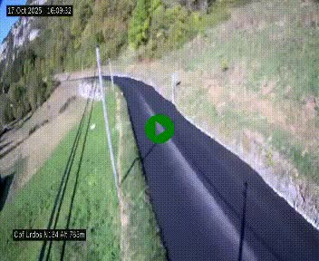 <h2>Webcam dans les Pyrénées Atlantique au niveau du col d'Urdos et du fort du Pourtalet sur la N134, en direction du Col et du tunnel du Somport, à 765 mètres d'altitude</h2>