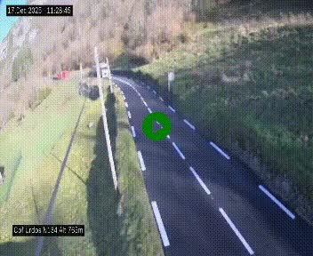 <h2>Webcam dans les Pyrénées Atlantique au niveau du col d'Urdos et du fort du Pourtalet sur la N134, en direction du Col et du tunnel du Somport, à 765 mètres d'altitude</h2>