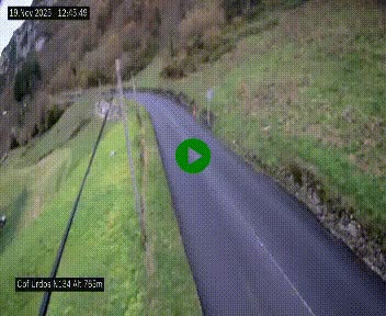 <h2>Webcam dans les Pyrénées Atlantique au niveau du col d'Urdos et du fort du Pourtalet sur la N134, en direction du Col et du tunnel du Somport, à 765 mètres d'altitude</h2>