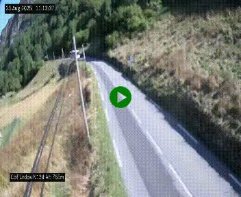 <h2>Webcam dans les Pyrénées Atlantique au niveau du col d'Urdos et du fort du Pourtalet sur la N134, en direction du Col et du tunnel du Somport, à 765 mètres d'altitude</h2>