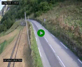 <h2>Webcam dans les Pyrénées Atlantique au niveau du col d'Urdos et du fort du Pourtalet sur la N134, en direction du Col et du tunnel du Somport, à 765 mètres d'altitude</h2>