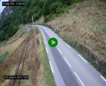 <h2>Webcam dans les Pyrénées Atlantique au niveau du col d'Urdos et du fort du Pourtalet sur la N134, en direction du Col et du tunnel du Somport, à 765 mètres d'altitude</h2>