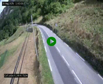 <h2>Webcam dans les Pyrénées Atlantique au niveau du col d'Urdos et du fort du Pourtalet sur la N134, en direction du Col et du tunnel du Somport, à 765 mètres d'altitude</h2>