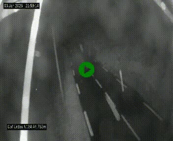 Webcam dans les Pyrénées Atlantique au niveau du col d'Urdos et du fort du Pourtalet sur la N134, en direction du Col et du tunnel du Somport, à 765 mètres d'altitude