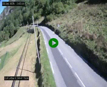 <h2>Webcam dans les Pyrénées Atlantique au niveau du col d'Urdos et du fort du Pourtalet sur la N134, en direction du Col et du tunnel du Somport, à 765 mètres d'altitude</h2>