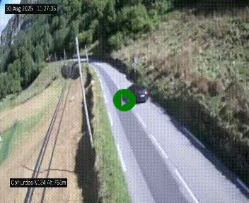 <h2>Webcam dans les Pyrénées Atlantique au niveau du col d'Urdos et du fort du Pourtalet sur la N134, en direction du Col et du tunnel du Somport, à 765 mètres d'altitude</h2>