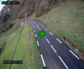 <h2>Webcam dans les Pyrénées Atlantique au niveau du col d'Urdos et du fort du Pourtalet sur la N134, en direction du Col et du tunnel du Somport, à 765 mètres d'altitude</h2>
