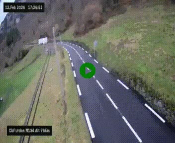 <h2>Webcam dans les Pyrénées Atlantique au niveau du col d'Urdos et du fort du Pourtalet sur la N134, en direction du Col et du tunnel du Somport, à 765 mètres d'altitude</h2>