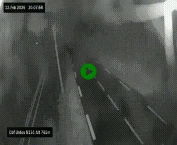 <h2>Webcam dans les Pyrénées Atlantique au niveau du col d'Urdos et du fort du Pourtalet sur la N134, en direction du Col et du tunnel du Somport, à 765 mètres d'altitude</h2>