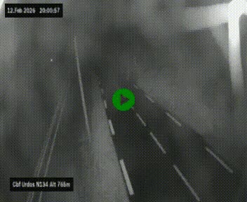 <h2>Webcam dans les Pyrénées Atlantique au niveau du col d'Urdos et du fort du Pourtalet sur la N134, en direction du Col et du tunnel du Somport, à 765 mètres d'altitude</h2>