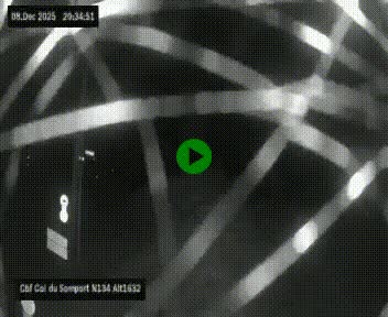 <h2>Webcam au col du Somport, côté français, sur la N134, dans les Pyrénées, en direction de l'Espagne, à 1632 mètres d'altitude</h2>