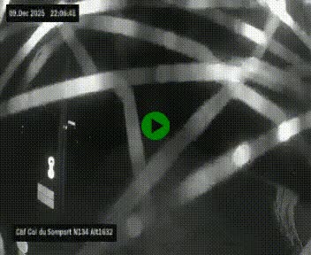 <h2>Webcam au col du Somport, côté français, sur la N134, dans les Pyrénées, en direction de l'Espagne, à 1632 mètres d'altitude</h2>