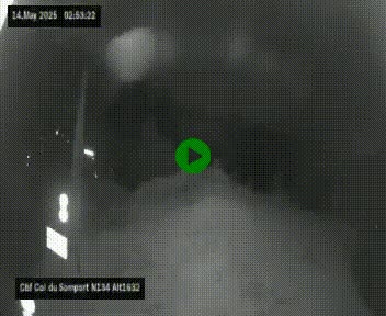<h2>Webcam au col du Somport, côté français, sur la N134, dans les Pyrénées, en direction de l'Espagne, à 1632 mètres d'altitude</h2>