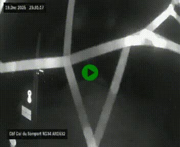 <h2>Webcam au col du Somport, côté français, sur la N134, dans les Pyrénées, en direction de l'Espagne, à 1632 mètres d'altitude</h2>