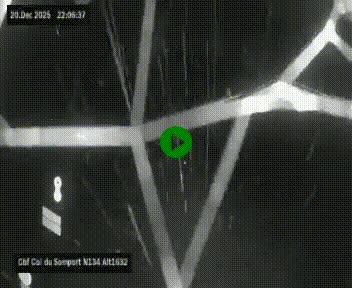 <h2>Webcam au col du Somport, côté français, sur la N134, dans les Pyrénées, en direction de l'Espagne, à 1632 mètres d'altitude</h2>