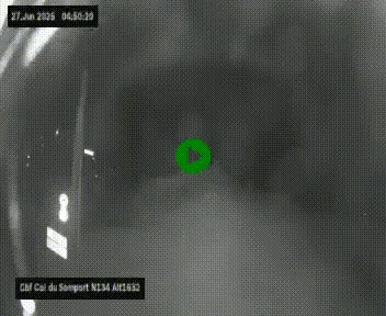 Webcam au col du Somport, côté français, sur la N134, dans les Pyrénées, en direction de l'Espagne, à 1632 mètres d'altitude