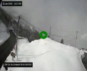 <h2>Webcam au col du Somport, côté français, sur la N134, dans les Pyrénées, en direction de l'Espagne, à 1632 mètres d'altitude</h2>