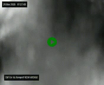 <h2>Webcam au col du Somport, côté français, sur la N134, dans les Pyrénées, en direction de l'Espagne, à 1632 mètres d'altitude</h2>