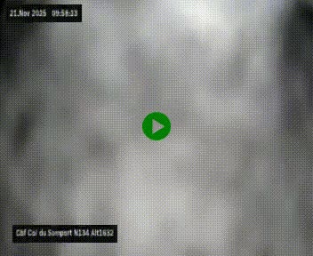 <h2>Webcam au col du Somport, côté français, sur la N134, dans les Pyrénées, en direction de l'Espagne, à 1632 mètres d'altitude</h2>