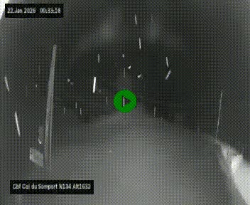 <h2>Webcam au col du Somport, côté français, sur la N134, dans les Pyrénées, en direction de l'Espagne, à 1632 mètres d'altitude</h2>