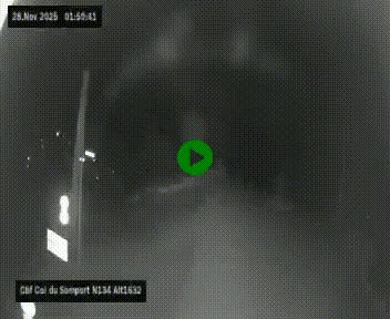 <h2>Webcam au col du Somport, côté français, sur la N134, dans les Pyrénées, en direction de l'Espagne, à 1632 mètres d'altitude</h2>