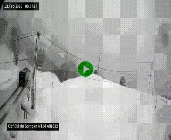 <h2>Webcam au col du Somport, côté français, sur la N134, dans les Pyrénées, en direction de l'Espagne, à 1632 mètres d'altitude</h2>