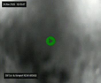 <h2>Webcam au col du Somport, côté français, sur la N134, dans les Pyrénées, en direction de l'Espagne, à 1632 mètres d'altitude</h2>