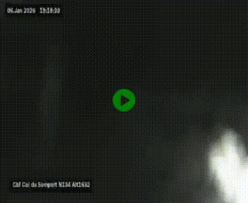 <h2>Webcam au col du Somport, côté français, sur la N134, dans les Pyrénées, en direction de l'Espagne, à 1632 mètres d'altitude</h2>