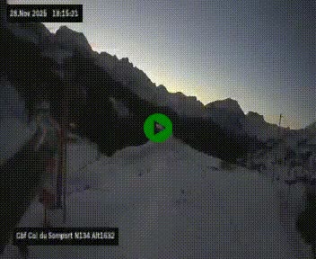 <h2>Webcam au col du Somport, côté français, sur la N134, dans les Pyrénées, en direction de l'Espagne, à 1632 mètres d'altitude</h2>