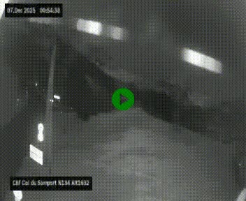 <h2>Webcam au col du Somport, côté français, sur la N134, dans les Pyrénées, en direction de l'Espagne, à 1632 mètres d'altitude</h2>