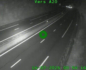Webcam trafic France - N145, Saint-Sulpice-le-Guérétois, en direction de Montluçon