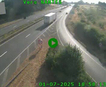 <h2>Webcam N147 au nord de Poitiers et à la jonction avec la A10</h2>