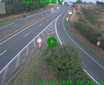 <h2>Webcam N147 au nord de Poitiers et à la jonction avec la A10</h2>