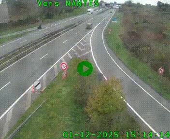 <h2>Webcam N147 au nord de Poitiers et à la jonction avec la A10</h2>